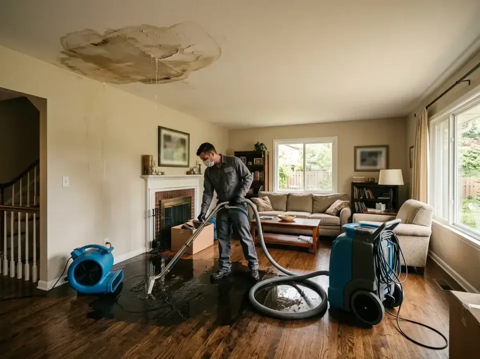 attic-pipe-burst-ceiling-drip-008 — frequently asked questions, Water Damage Restoration & Carpet Care in Bridgewater Center…